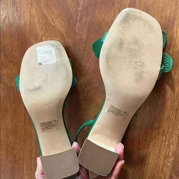 Wore once Steve Madden Teal Floral Heels - Picture 9 of 12